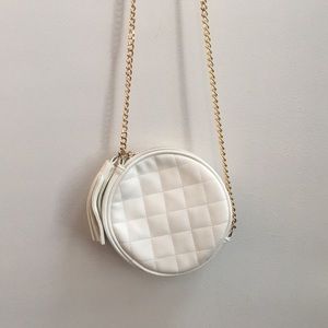 White purse